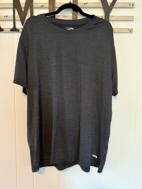 MTA Sport XXL Performance Tee - Dark Heather Black